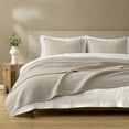 thumbnail image 4 of Wonderful 100% Cotton Jersey Detailed Channel Stitch All-Season Reversible 3-Piece Quilt Set, 4 of 7