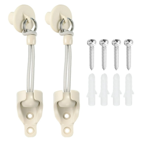 2Set Bungee Kit, Bungee Tie Downs, Bungee Receiver, Roller Shades End Cap, Beige