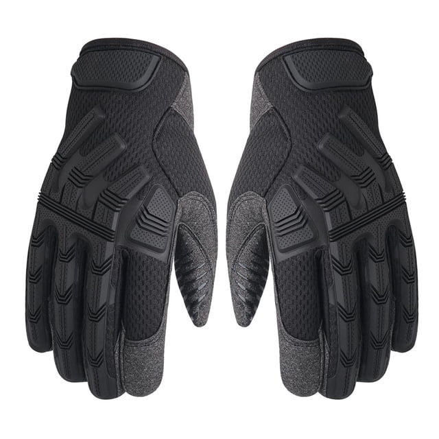 Full Finger Rainproof Winter Motorcycle Gloves Non-Slip for S black S