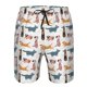 thumbnail image 3 of Fotbe Dogs Pug Trajes de Baño Estampados para Hombre, Shorts de Verano de Secado Rápido, Ropa de Playa, Bañadores-Large, 3 of 6