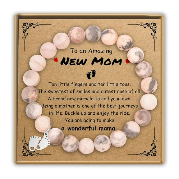 First Mothers Day Gifts for New Mom, New Mom Gifts as Mom to Be Gifts for Women After Birth, New Mom Bracelet for Mommy to Be, Mama to Be Bracelet as