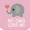 thumbnail image 4 of Inktastic My Oma Loves Me Grandchild Boys or Girls Baby Bib, 4 of 4
