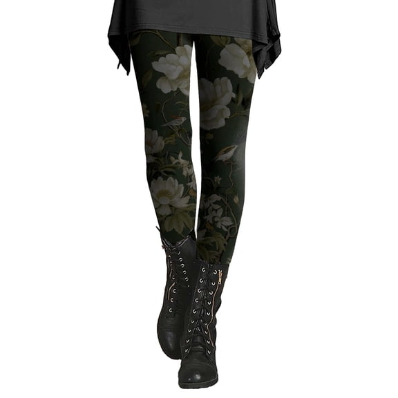 Yoga Pants Autumn And Winter Leggings Artistic Splash Printed Soft Stretchy Features: Womens Pants