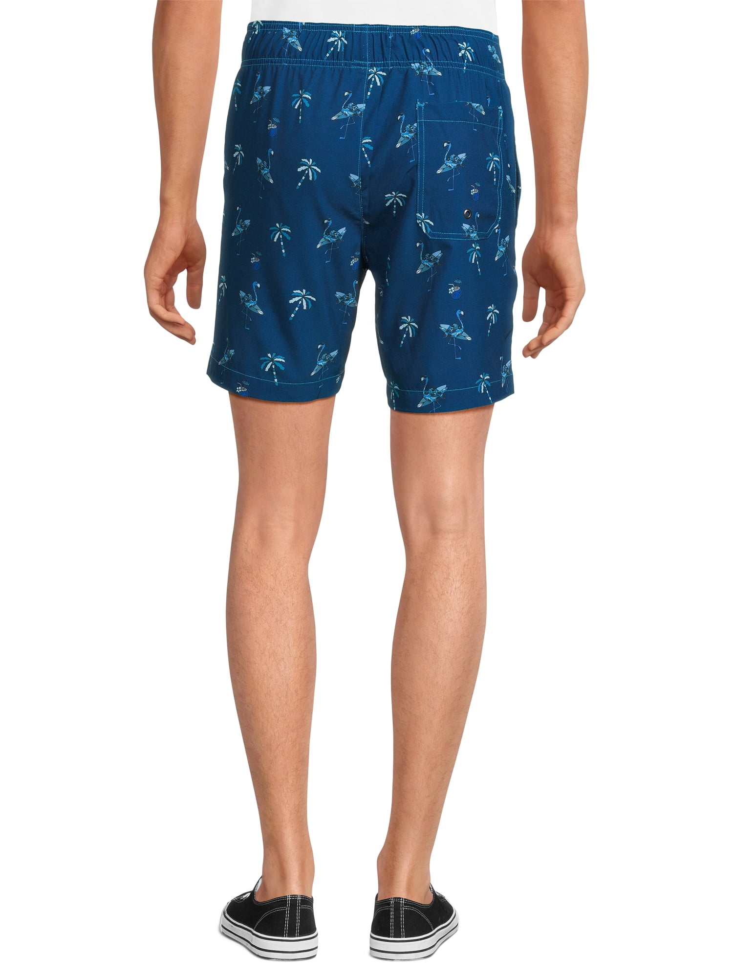 Beach Bros. Men's Novelty Print Swim Trunks with Stretch, 6.5" Inseam, Sizes S-2XL