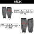 thumbnail image 2 of 1pair Unisex Breathable Leg Gaiters Camping Arm Sleeves Foldable Leg Gaiters for Various Ages Outdoor Lover, 2 of 9
