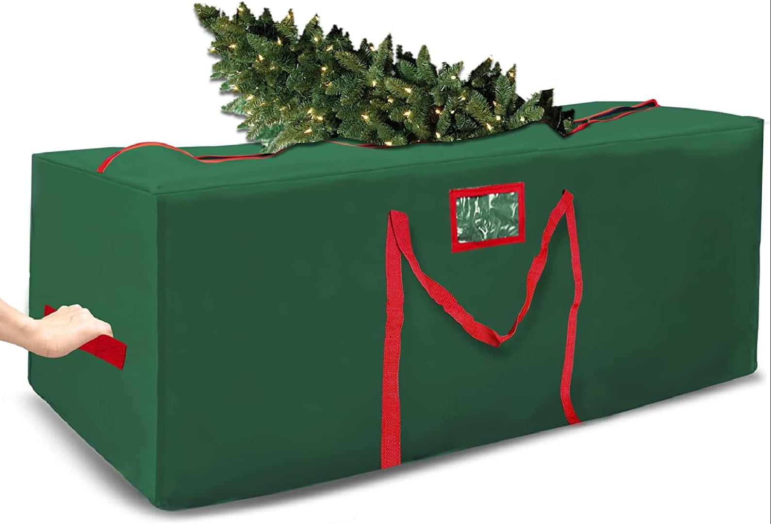 Extra Large Christmas Tree Storage Bag, Fits Up to 9 Ft Disassembled Xmas Tree, 65x30x15 Inch