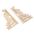 thumbnail image 2 of CATIEBYE European Style Wood Carved Corner Applique Onlay Decorative Trim 4PCS for Furniture Decoration, 2 of 7