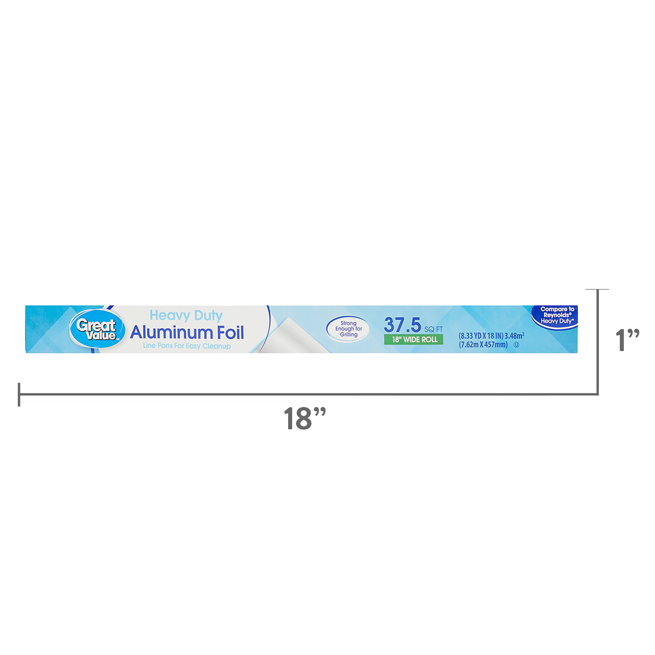 Heavy Duty 18 Inch Aluminum Foil 37.5 Sq Ft