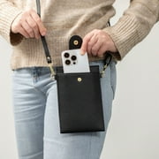 onn. XXL Universal Crossbody Phone Case - Black