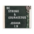 thumbnail image 5 of Scripture Walls  Strong & Courageous Joshua 1:9 Bible Verse Canvas Christian Wall Art Ready to Hang Unframed, 5 of 17