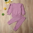 thumbnail image 4 of Toddler Baby Girl Outfit Clothes Top Romper Jumpsuit Bodysuit Pants Leggings Set, 4 of 4