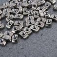 thumbnail image 3 of MasteelfCA 50Pcs European Aluminum Extrusions Slim T-Nut Thread (M4x10x6), 3 of 7