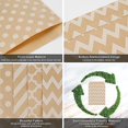 thumbnail image 3 of Bolsas de papel kraft BRI para Dulces Paquete de 100 4 estilos diferentes 13 x 18 cm, 3 of 4