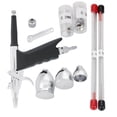 thumbnail image 1 of Dual Action Airbrush Compressor Kit, Paint Spray Gun Set for Craft Cakes, Tools, 1 of 4