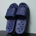 thumbnail image 2 of Shower Shoes with Drainage Holes, Quick-Drying Non-Slip Slippers Dormitory Home Bathroom Slippers Unisex Blue EU 41-42, 2 of 5