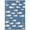 Blue/Beige, variant on SAFAVIEH Courtyard Trena Fishes Indoor/Outdoor Runner Rug, Black/Beige, 2'3" x 6'7"