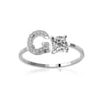 thumbnail image 1 of DPTALR Exquisite 26 English Alphabet Style Ring Letter Copper Ring, 1 of 1