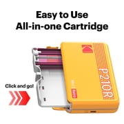 KODAK Mini 2 Retro Bluetooth Portable Photo Printer (2.1x3.4 inches) + 38 Sheets Bundle, Yellow