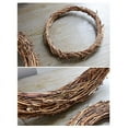 thumbnail image 3 of Natural Grapevine Wreath Rustic Ring Wreath DIY Crafts Base for Christmas Wreath Door Garland Home Decoration Gift Hanging Decor, 3 of 6