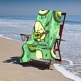 thumbnail image 7 of Cute Funny Avocado Fruit Bath Towel Soft and Highly Absorbent for Adults, 7 of 7