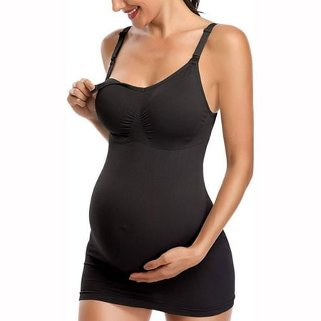 

Maternity Nursing Tank Tops for Breastfeeding Womens Nursing Maternity Cami Built in Bra Sleep Bra