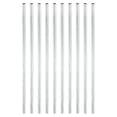 thumbnail image 1 of Unique Bargains Écrou d'Accouplement Rond M4x0,7 Mm 180mm Fileté Connecteur Tige Tige Tube Goujon 10 Pack, 1 of 4