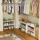 thumbnail image 4 of Organizador Extensible de Zapatos Cidaziya de 2 Niveles en Blanco, 4 of 8
