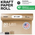 thumbnail image 4 of IDL Packaging 36" x 180 feet (2160 inches) Brown Kraft Paper Roll, 30 lbs. (Pack of 1), 4 of 7