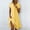 Yellow, variant on Odbmxy Midi Dress for Women Summer Short Sleeve Collared Sundress Loose Tunic Plaid Fancy Sheath Everyday Women Dresses