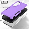 thumbnail image 5 of Defender Case for Samsung Galaxy S26 Plus 5G 6.7", Dual Layer PC+TPU Rugged Shockproof Full Body Protective Cover,Purple,For Galaxy S26 Plus 5G, 5 of 6