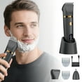 thumbnail image 2 of Men's Shave Household Functional Shaver Full Body Water Washing Three In One Shaver for Grooming Experience, 2 of 6