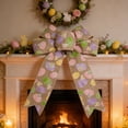 thumbnail image 6 of Linen-Like Handmade Easter Bows, Festive Hanging Ornament, Easter Decor, Decorative Bow Tie for Eggs, Indoor Outdoor Accent, Perfect for Easter Tree and Home Decoration, Multicolor, 8.3*12.6in, 6 of 6