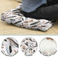 thumbnail image 6 of Boho Meditation Cushion, Dutch Velvet Floor Pillow, Meditation Pillows for Sitting, Square Yoga Cushion for Home and Outdoor, 22'' x 22'', 6 of 7