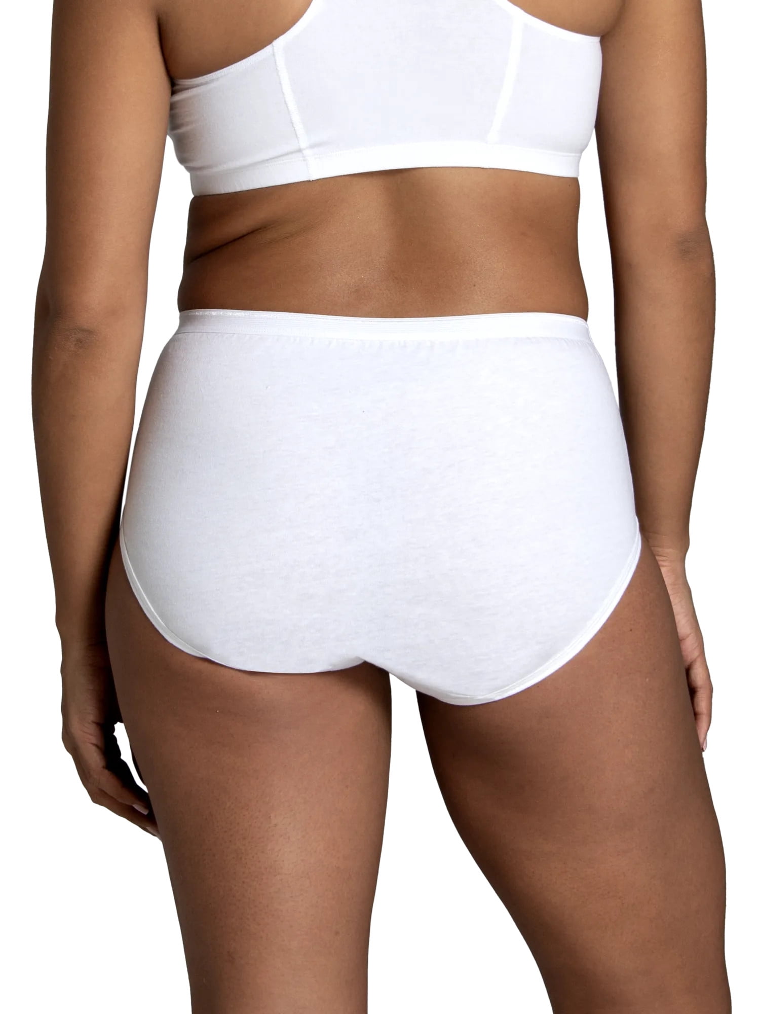 Fruit of the Loom Women's Cotton Brief Underwear, 10-Pack