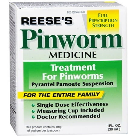 Reese's Pinworm Medicine 1 oz (Pack of 4) (Best Medicine For Wasp Sting)