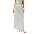 thumbnail image 2 of Cenuakty Women's Sequins Long Skirts Low Waist Party Skirts Spring Summer Fashion Casual Skirts Streetwear, 2 of 9