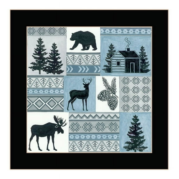 Cabin in the Woods by Imperfect Dust Print Wall Art Wood Multi-Color