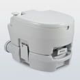thumbnail image 3 of Portable Toilet Lightweight Travel Potty for Camping Hunting More, Piston Pump, 3 of 11