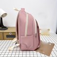 thumbnail image 2 of 1pc Simple Contrast Color Students, Large-capacity Backpack For Short-distance Travel, Fashion Trendy Versatile Preppy Students Backpack, 2 of 5