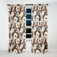 thumbnail image 2 of Designart "Sandy Beach Floral Sophistication I" Floral Blackout Curtain Single Panel, 2 of 4