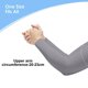 thumbnail image 2 of Un par de manguitos de seda de hielo con protección UV de secado rápido para exteriores, funda de brazo de nailon para mujer, unisex, 2 of 5