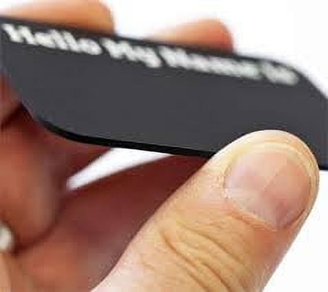 My Badge Design, 1"in x 3"in Chalkboard Name Badge Kit with Magnet Back, 25 pack