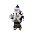 thumbnail image 4 of Climbing Santa Claus Muñeco Musical Eléctrico Animado Figura Trepadora de Cuerda Navideña Adorno Decorativo para Árbol de Navidad Regalo Adecuado para el Hogar Ventanas Puertas y Azul, 4 of 10