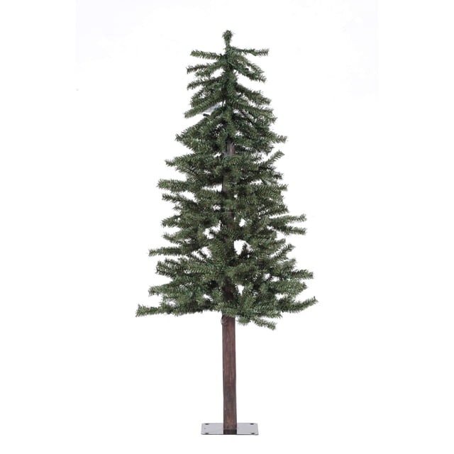 Árbol de Navidad Vickerman Natural Alpine de 4 pies con 337 puntas de PVC