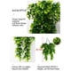 thumbnail image 5 of Suspensión simulada de plantas verdes • Enredadera colgante artificial • 1 pieza de vegetación sintética para decoración de paredes en el hogar y exterior, 5 of 9