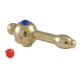 thumbnail image 5 of Kingston Brass CC44152KLK 1/2" FIP x 1/2" or 7/16" Slip Joint Quarter-Turn Straight Stop Valve with Flange, Polished Brass, 5 of 5
