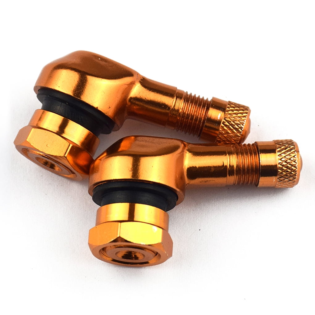 wrea 2PCS Aluminum Alloy Valve Portable Rustproof 90Degree Angle