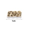 thumbnail image 6 of dianhelloya Nail Art Supplies 20Pcs Nail Art Decor Three-dimensional Shiny Surface Stunning Visual Effect DIY Rust-proof Gloss Gold Silver Twist Chain Nail Ornament Nail Salon Supply, 6 of 8