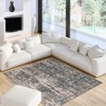 thumbnail image 2 of Isla Grey/Blue Polypropylene Rug 5'3" x 7'3", 2 of 7