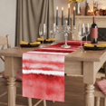 thumbnail image 2 of Table Runners 72 Inches Long Dress Scarves, Red Ombre Farmhouse Kitchen Table Runner, Coffee Tablerunners, Modern Abstract Art Farmhouse 14x72 Inch, 2 of 9